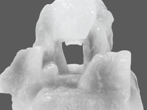 ice skull cave 3D Model