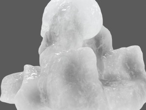 ice skull cave Modèle 3D