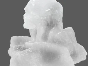 ice skull cave 3D Model