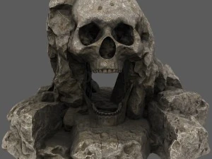skull cave 3D Model