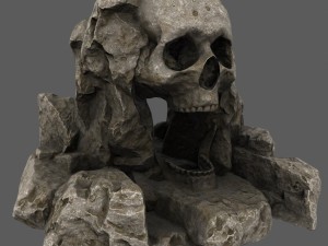 skull cave Modelo 3D