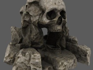skull cave 3D Model