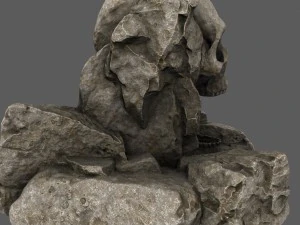 skull cave 3D Model