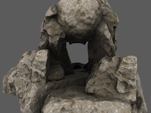 skull cave Modelo 3D