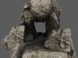 skull cave 3D Model
