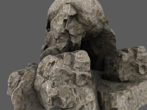 skull cave Modelo 3D