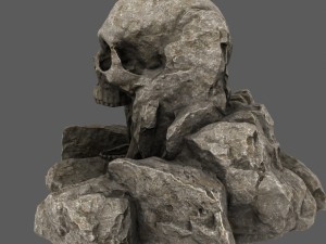 skull cave Modelo 3D