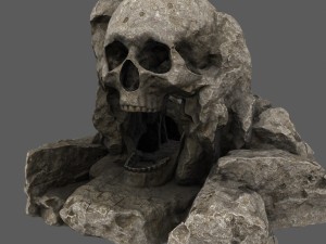 skull cave Modelo 3D