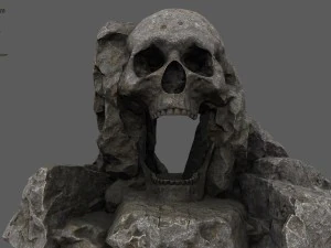kafatası mağarası 3D Model