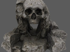 skull cave 3D Model