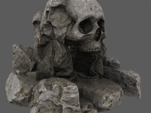 skull cave 3D Model