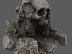 skull cave 3D Model