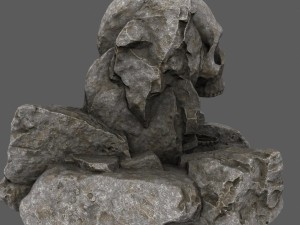 skull cave 3D Model