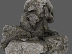 skull cave 3D Model