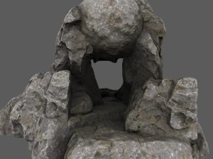skull cave 3D Model