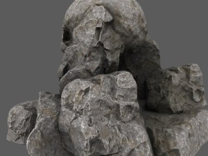 skull cave 3D Model