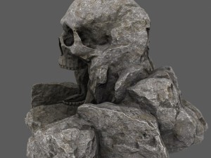 skull cave 3D Model