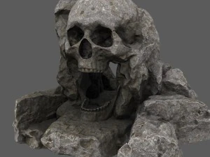 skull cave 3D Model