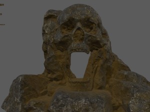 skull cave 3Dモデル