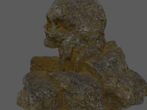 skull cave 3D Model