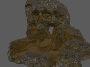 skull cave Modelo 3D