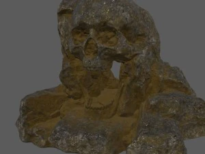 skull cave 3D Model