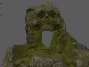 skull cave 3D मॉडल