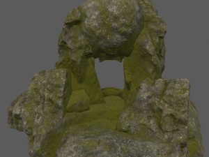 skull cave 3D-Modell