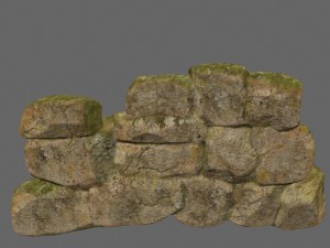 wall set 3Dモデル