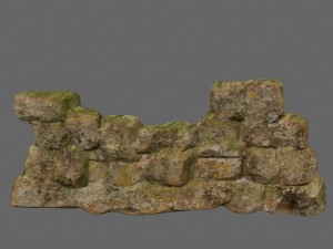 wall set 3Dモデル
