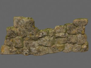 wall set 3Dモデル