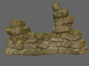 wall set 3Dモデル