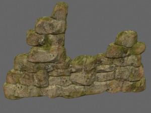 wall set 3Dモデル