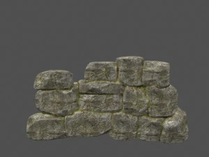 wall set 3D Model