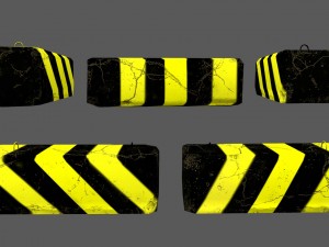 barrier set 8 Model 3D