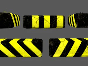 barrier set 8 3D Model