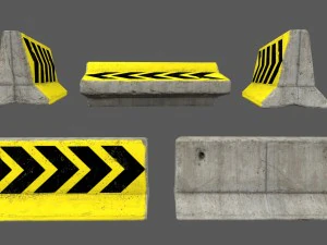 barrier set 8 3D Model