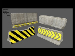barrier set 7 3D Модель