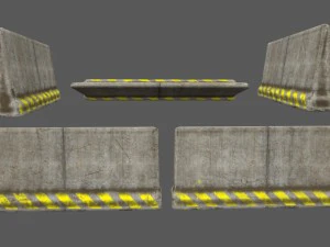 barrier set 7 3D Model