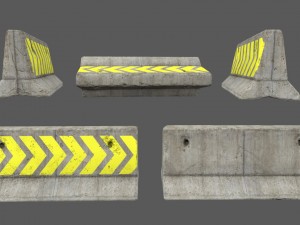 barrier set 7 3D Model
