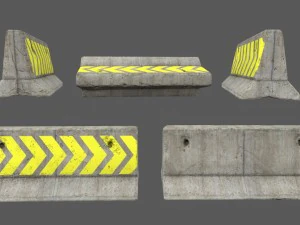 barrier set 7 3D Model