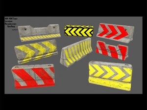 barrier set 6 Modèle 3D