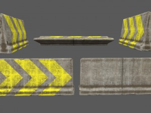 barrier set 6 Modelo 3D