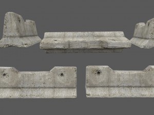 barrier set 5 3D मॉडल
