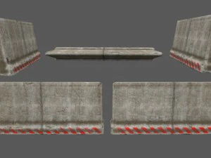 barrier set 4 3D Model