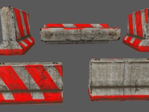 barrier set 3 3D Модель