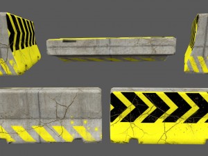 barrier set 3 3D Модель