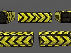 barrier set 3 3D Модель