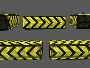barrier set 3 3D Model