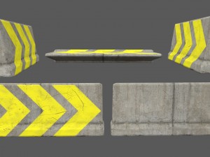 barrier set 3 3D Модель